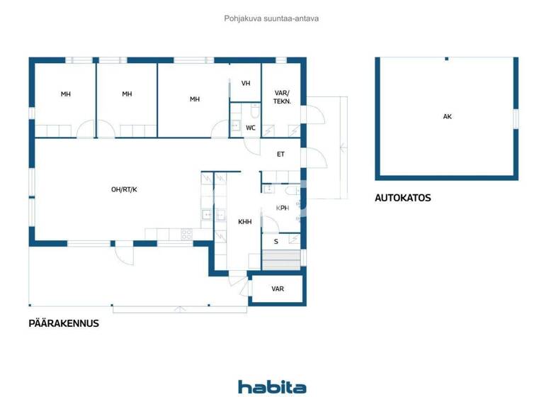 Einfamilienhaus zum Kauf 329.000 € 4 Zimmer 117,1 m² 1.294 m² Grundstück Kehrääjäntie 24 Jyväskylä 40270
