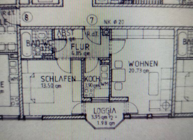 Wohnung zur Miete 649 € 2 Zimmer 47,7 m²<br/>Wohnfläche 1.<br/>Geschoss ab sofort<br/>Verfügbarkeit Nürnberger Str. 66 Innenstadt Fürth 90762