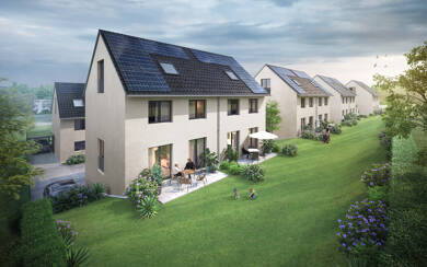Doppelhaushälfte zum Kauf - Neubau 509.000 € 5 Zimmer 136 m² 256 m² Grundstück Dornhan Dornhan 72175