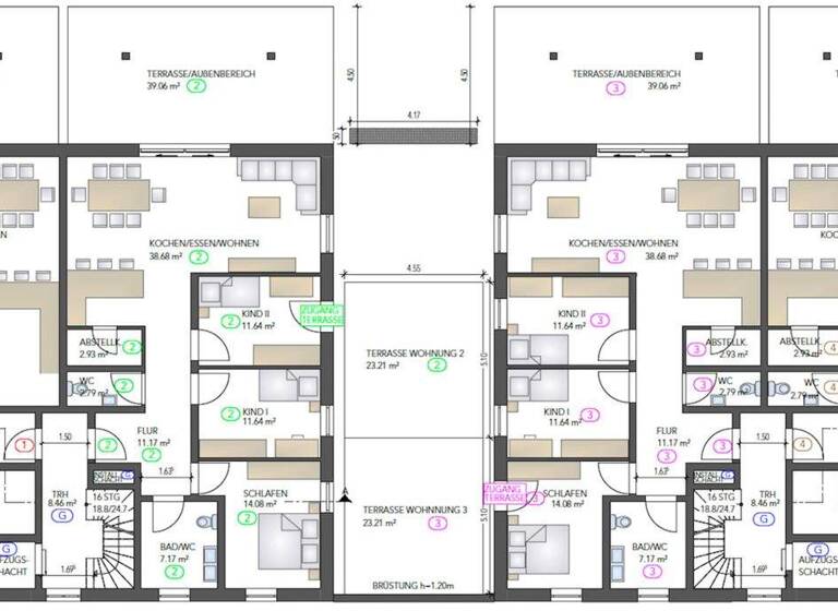 Wohnung zum Kauf - Erstbezug provisionsfrei 390.000 € 4 Zimmer 120 m² Bad Mergentheim 97980