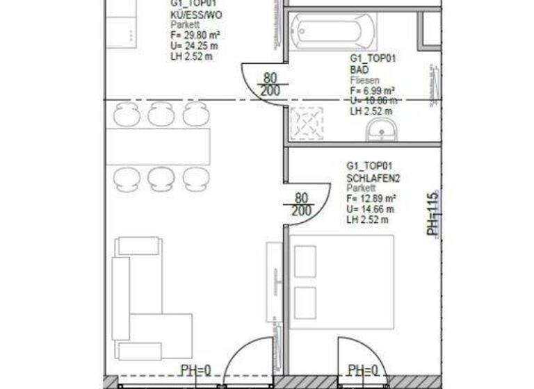 Wohnung zur Miete 780 € 3 Zimmer 67,8 m² EG Alte Poststraße 83-85 Lend Graz 8020