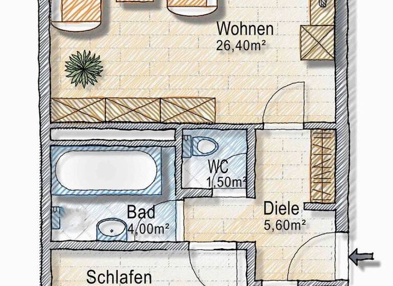 Wohnung zum Kauf 269.500 € 2 Zimmer 62 m² 4. Geschoss Fürstenfeldbruck 82256