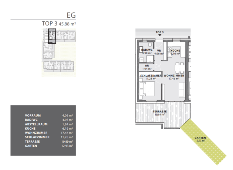 Wohnung zum Kauf - Erstbezug provisionsfrei 172.050 € 2 Zimmer 45,9 m² Fürstenfeld 8280