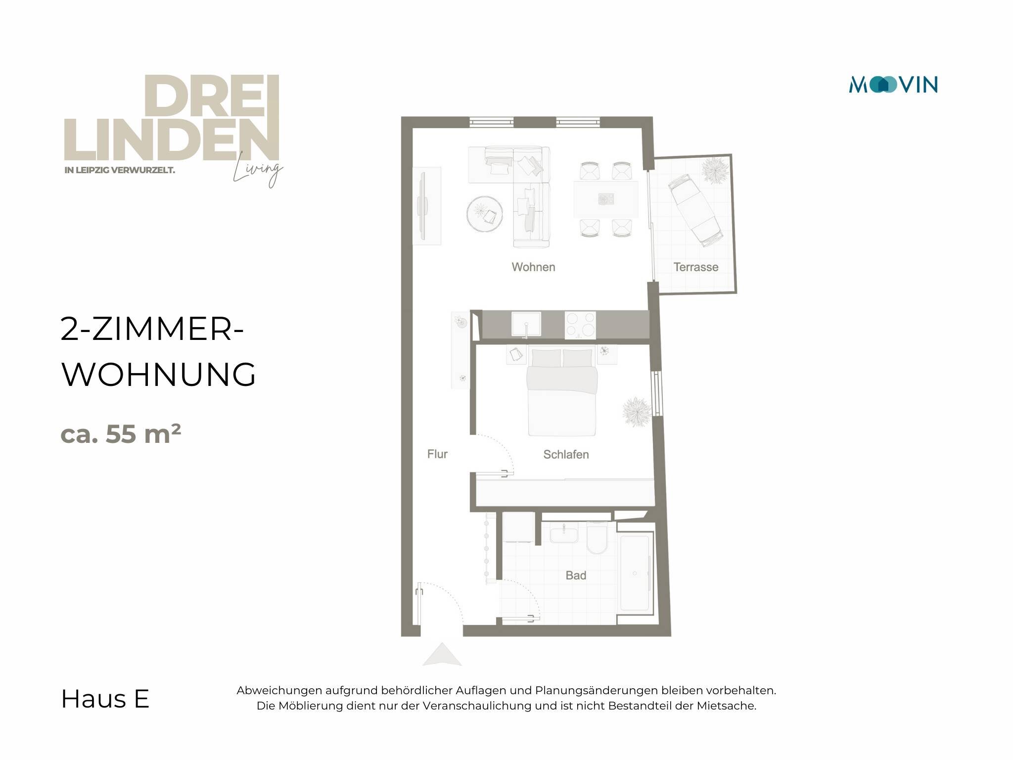 Studio zur Miete 810 € 2 Zimmer 54,7 m²<br/>Wohnfläche 3.<br/>Geschoss 01.02.2025<br/>Verfügbarkeit Dreilindenstraße 8 Altlindenau Leipzig 04177