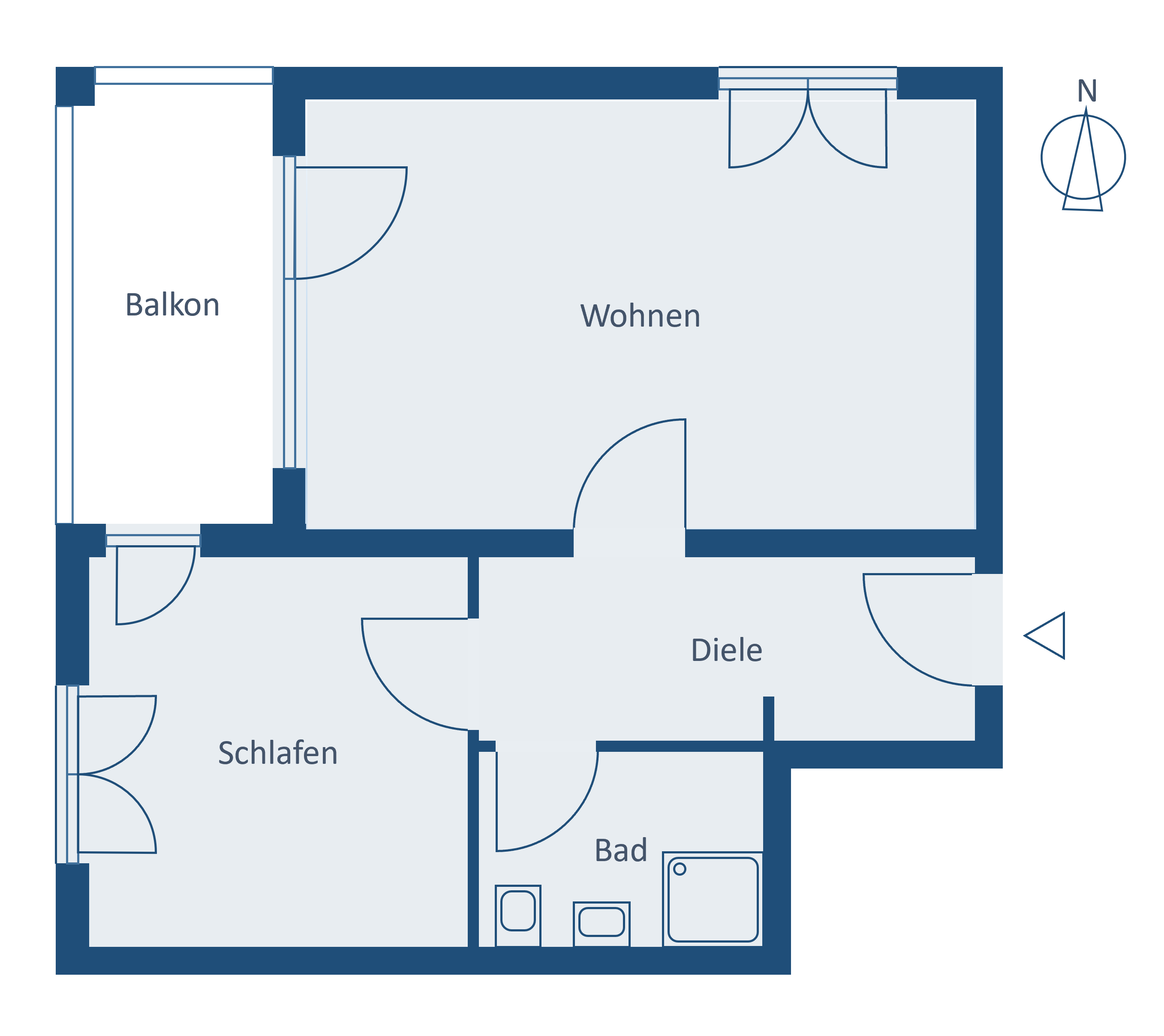 Wohnung zur Miete 710 € 2 Zimmer 57 m²<br/>Wohnfläche ab sofort<br/>Verfügbarkeit Leutkirch Leutkirch im Allgäu 88299