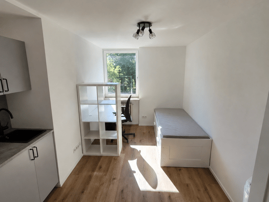 Studio zur Miete 570 € 1 Zimmer 20,3 m² Geschoss 1/7 frei ab sofort Sieglitzhof Erlangen 91054