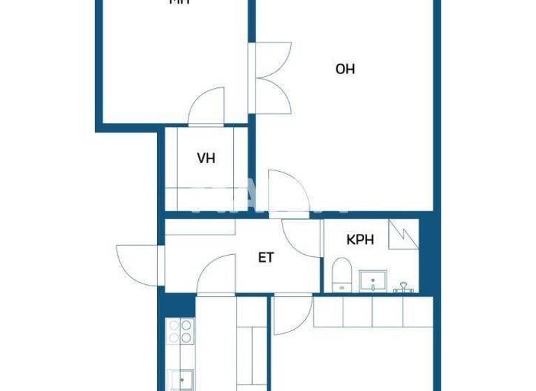 Studio zum Kauf 49.500 € 3 Zimmer 72 m² 5. Geschoss Keskuspuistokatu 11 Kemi 94100