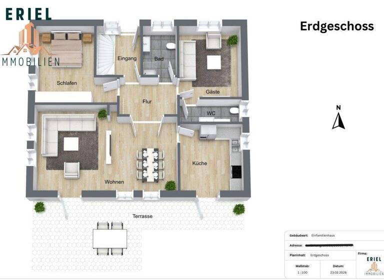 Einfamilienhaus zum Kauf 459.000 € 8 Zimmer 204 m² 1.760 m² Grundstück frei ab sofort Wiesens Aurich 26605