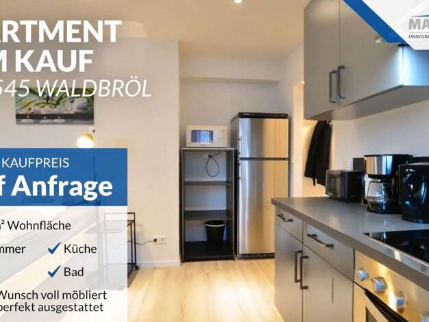 Wohnung zum Kauf provisionsfrei 118.800 € 1 Zimmer 35 m² 1. Geschoss Alsbergstr. 1 Waldbröl Waldbröl 51545