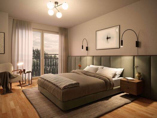 Wohnung zum Kauf - Erstbezug 279.000 € 2 Zimmer 48,8 m² Geschoss 5/5 Birken Bayreuth 95448