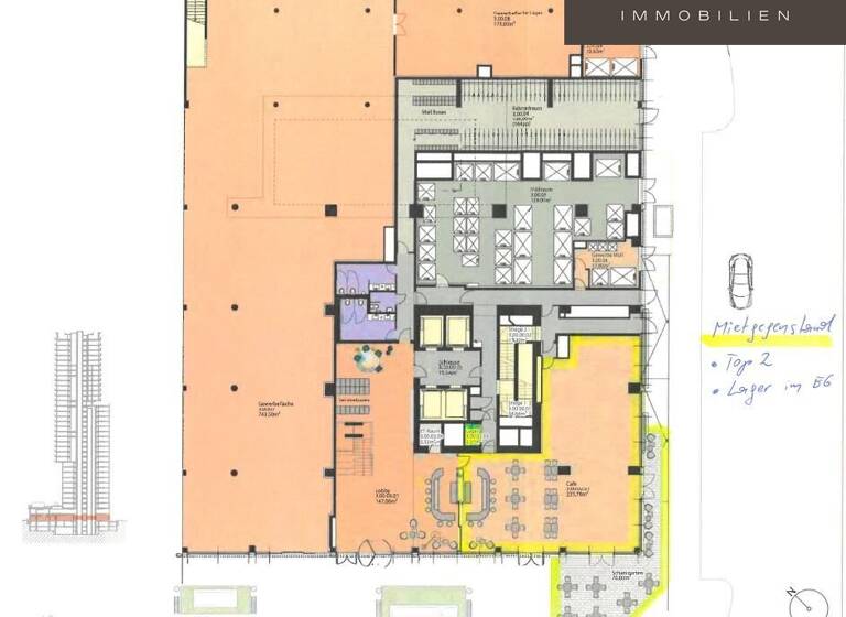 Restaurant zur Miete 3.386 € Wien 1030