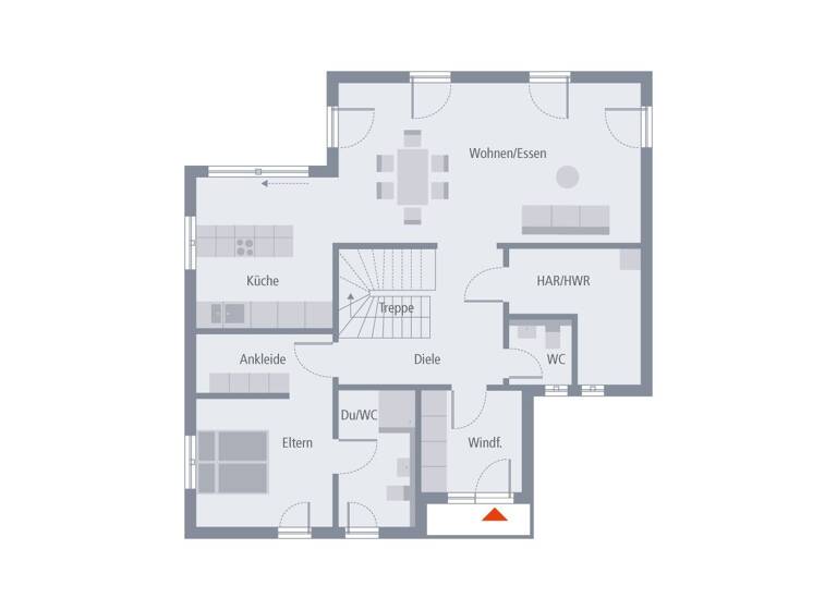 Einfamilienhaus zum Kauf 1.278.900 € 5 Zimmer 148,3 m² 1.000 m² Grundstück Hummelsbüttel Hamburg 22399