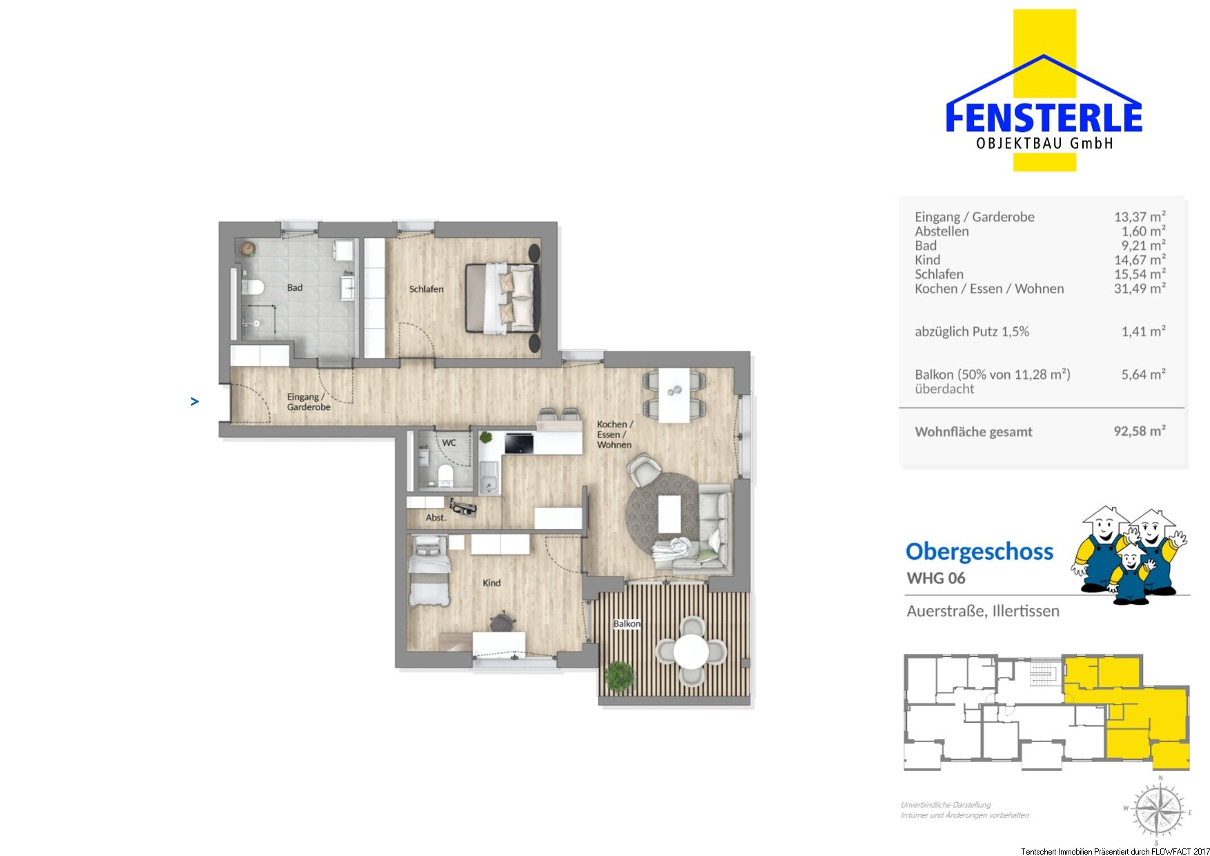 Wohnung zum Kauf provisionsfrei 525.000 € 3,5 Zimmer 92,6 m²<br/>Wohnfläche Illertissen Illertissen 89257