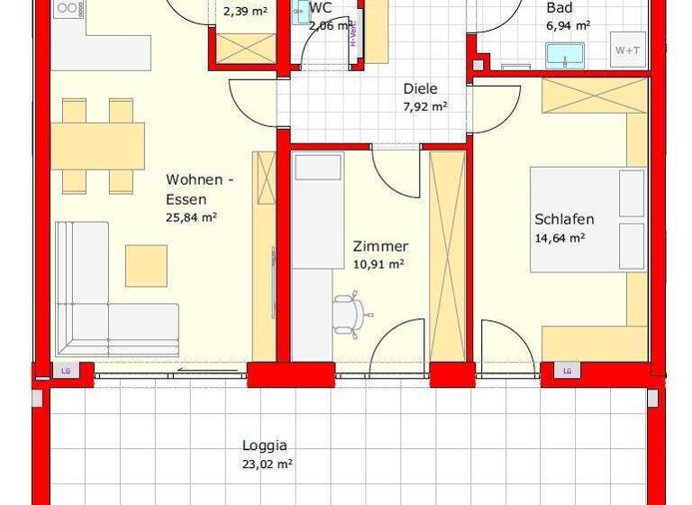 Wohnung zur Miete 1.345 € 3 Zimmer 93,7 m² frei ab 01.04.2026 Schärding 4780