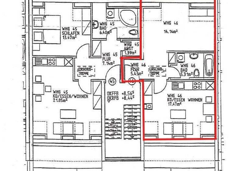 Wohnung zum Kauf 75.000 € 2 Zimmer 42,4 m² frei ab sofort Eisenberg 07607