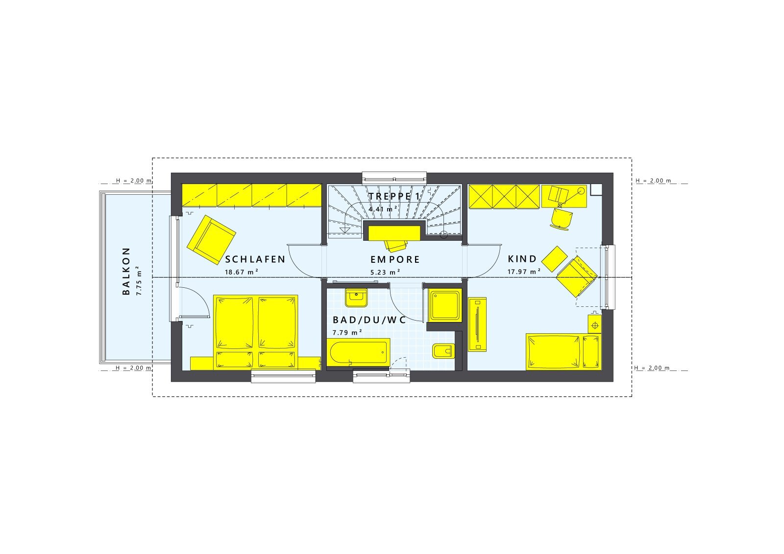 Einfamilienhaus zum Kauf 384.735 € 3 Zimmer 107 m²<br/>Wohnfläche 1.242 m²<br/>Grundstück Ulrichstein Ulrichstein 35327