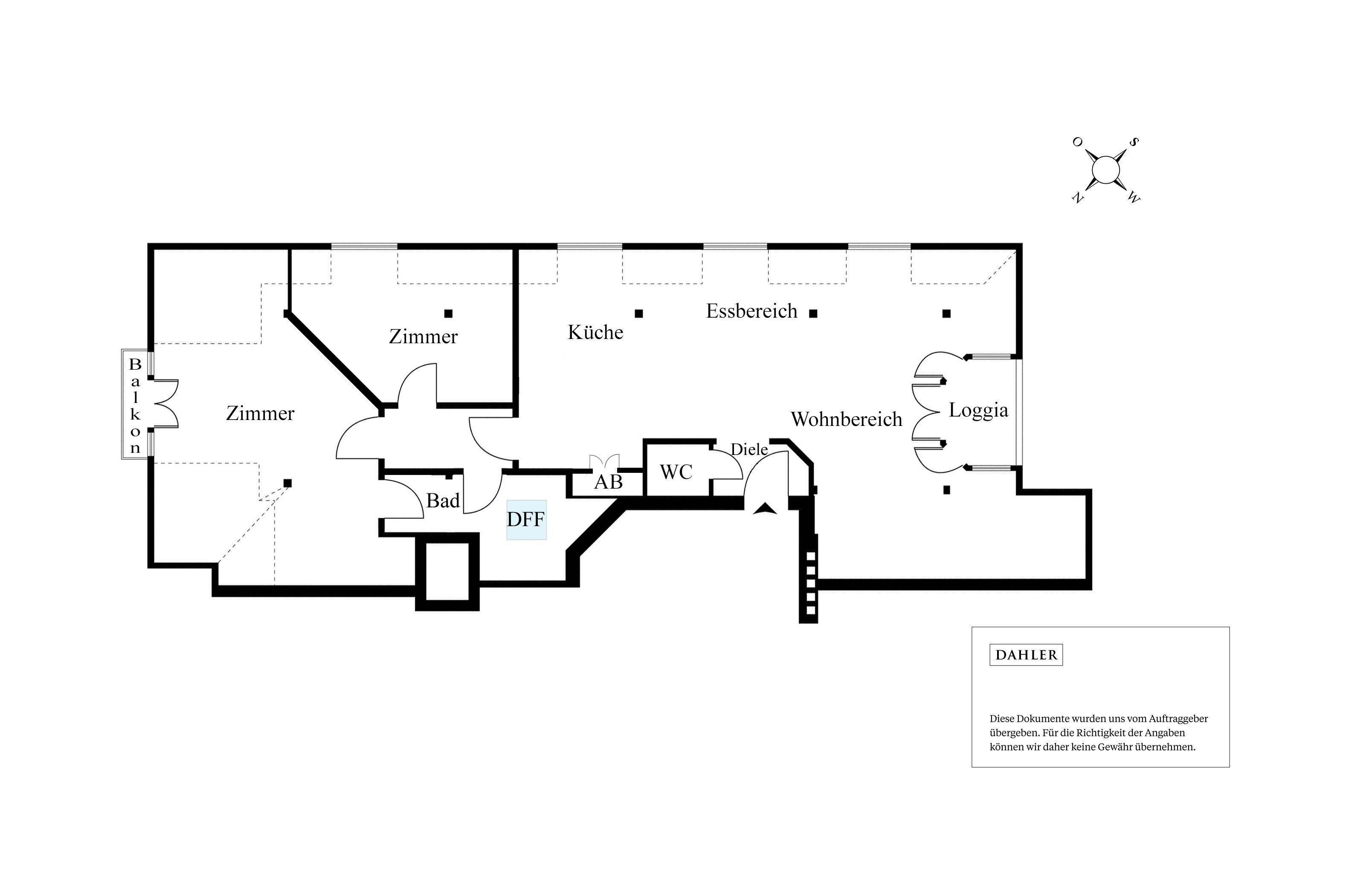 Wohnung zum Kauf 1.095.000 € 3 Zimmer 92 m²<br/>Wohnfläche 5.<br/>Geschoss Eppendorf Hamburg 20249