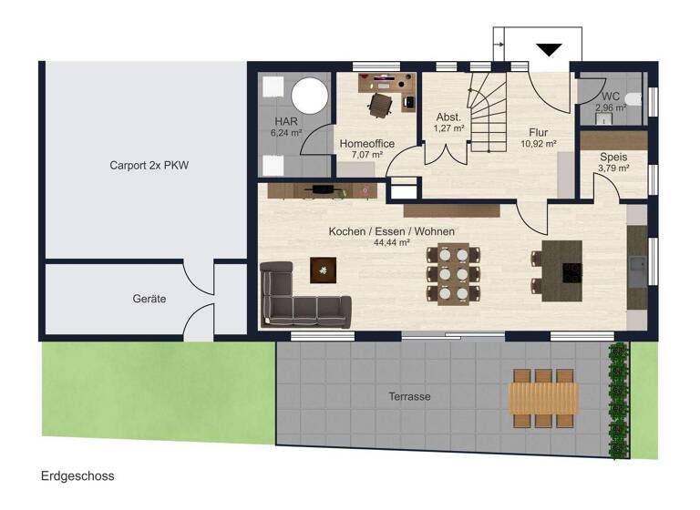 Einfamilienhaus zum Kauf - Erstbezug 1.050.000 € 6 Zimmer 150 m² 315 m² Grundstück Ergolding 84030