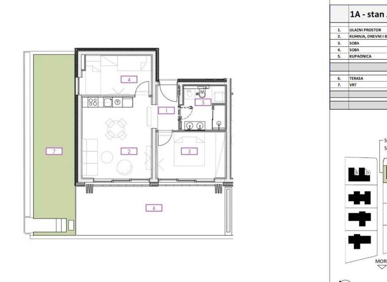 Wohnung zum Kauf 610.000 € 3 Zimmer 111,2 m² 1. Geschoss Sveti Filip I Jakov 0