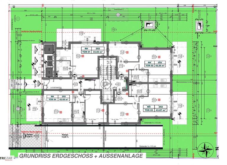 Studio zum Kauf - Erstbezug 229.000 € 1 Zimmer 33,8 m² EG frei ab 01.08.2026 Wien 1220