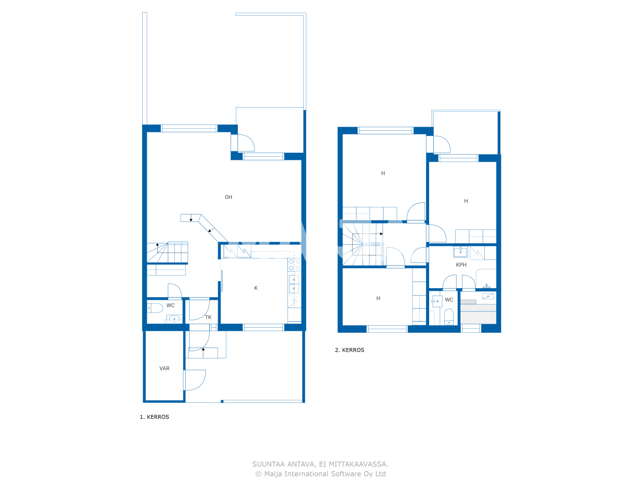 Reihenmittelhaus zum Kauf 258.000 € 4 Zimmer 105 m²<br/>Wohnfläche 9.600 m²<br/>Grundstück Vilkastuksenkatu 7 Turku 20320