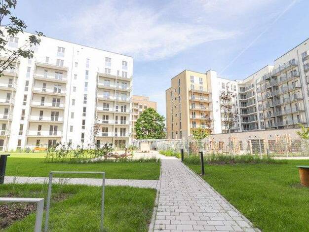 Wohnung zur Miete - Erstbezug 2.300 € 5 Zimmer 121,8 m² 2. Geschoss frei ab 01.01.2026 Mathilde-Maier-Straße 8 Gallus Frankfurt-Gallus 60326