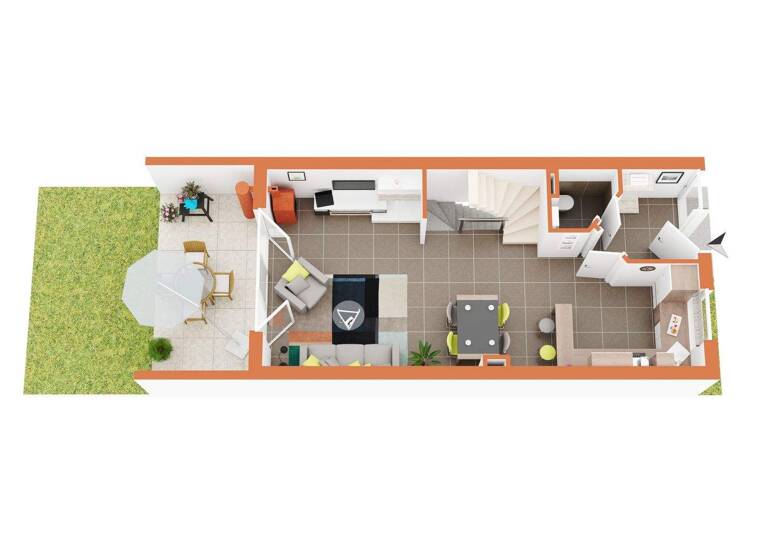 Reihenmittelhaus zum Kauf 449.000 € 5,5 Zimmer 136,1 m² 100 m² Grundstück Schilterhäusle Villingen-Schwenningen 78052