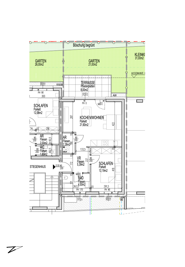 Wohnung zum Kauf 274.000 € 2 Zimmer 46,2 m²<br/>Wohnfläche EG<br/>Geschoss Pogöriach Villach(Stadt) 9500