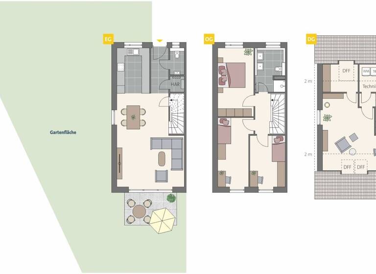 Reihenendhaus zum Kauf 659.000 € 5 Zimmer 129,4 m² 266 m² Grundstück Fledermausweg Ay Senden 89250