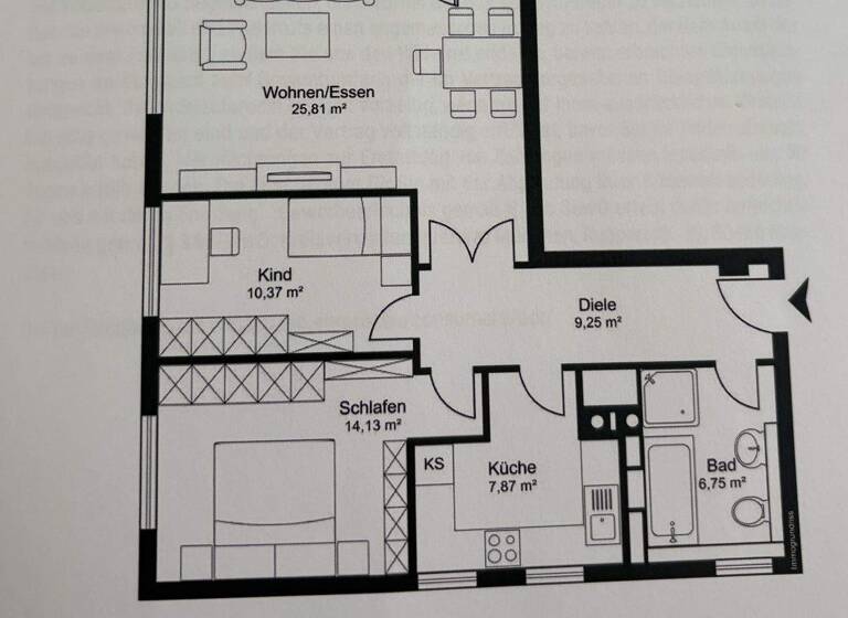 Wohnung zum Kauf 3,5 Zimmer 81 m² 1. Geschoss Bad Wörishofen 86825