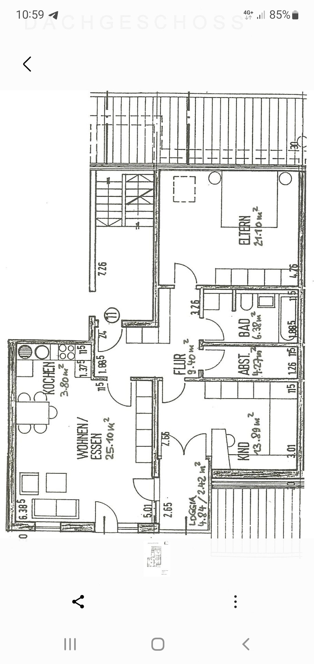 Wohnung zur Miete 595 € 3 Zimmer 85 m²<br/>Wohnfläche 4.<br/>Geschoss Müglitztalstrasse 124 A Dohna Dohna 01809