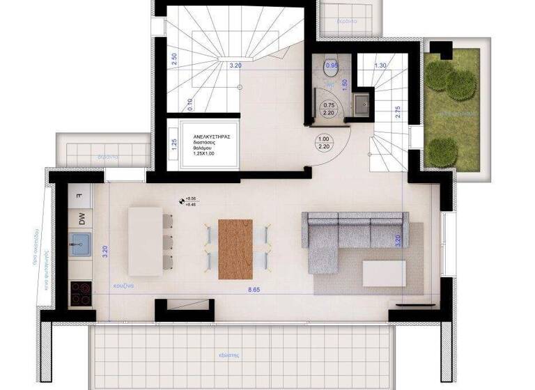 Studio zum Kauf 510.000 € 3 Zimmer 113 m² 3. Geschoss Thessaloniki