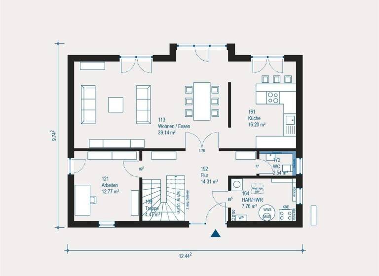 Einfamilienhaus zum Kauf 427.999 € 5 Zimmer 192,7 m² 530 m² Grundstück Bremen Ense 59469