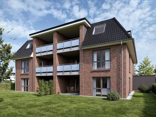 Wohnung zum Kauf - Erstbezug provisionsfrei 269.000 € 3 Zimmer 75 m² 2. Geschoss Augustfehn I Apen 26689