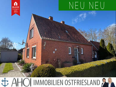 Einfamilienhaus zum Kauf 169.000 € 4 Zimmer 76 m² 1.517 m² Grundstück Manslagt Krummhörn / Uttum 26736