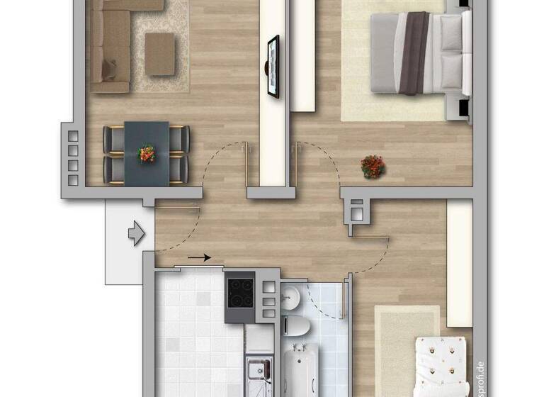 Wohnung zur Miete 365 € 3 Zimmer 62,6 m² 2. Geschoss Leschwitzer Straße 10a Weinhübel Görlitz 02827