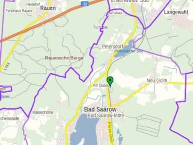 Gewerbegrundstück zum Kauf 15.000 m² Grundstück Fürstenwalder Chaussee 27 Bad Saarow-Pieskow Bad Saarow 15526