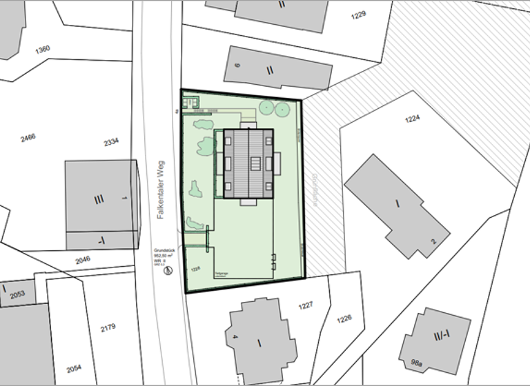 Grundstück zum Kauf 2.400.000 € 952 m² Grundstück Falkentaler Weg 4A Blankenese Hamburg 22587