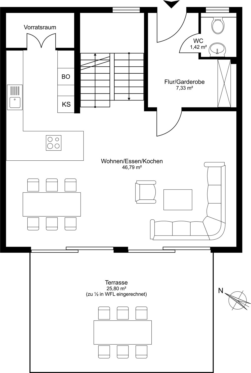 Reihenmittelhaus zum Kauf provisionsfrei 1.500.000 € 5 Zimmer 207 m²<br/>Wohnfläche 236,4 m²<br/>Grundstück ab sofort<br/>Verfügbarkeit Linden Dietramszell 83623