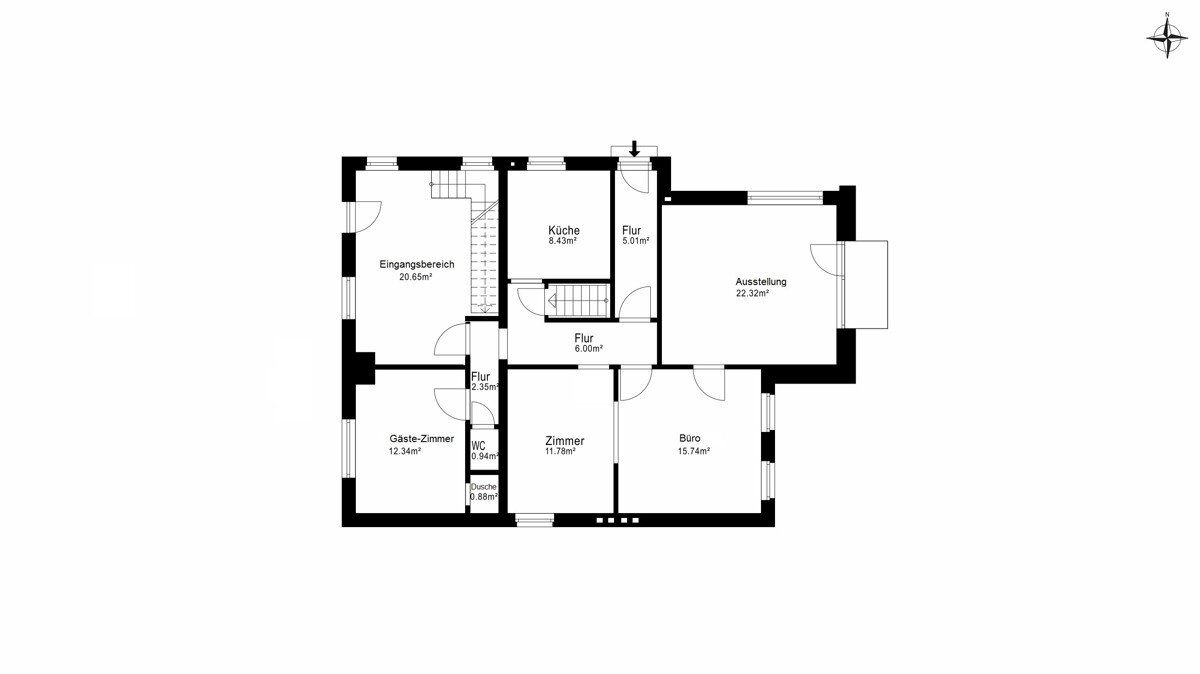 Wohn- und Geschäftshaus zum Kauf als Kapitalanlage geeignet 800.000 € 378,8 m²<br/>Fläche 498 m²<br/>Grundstück Langenhorn Hamburg-Langenhorn 22415