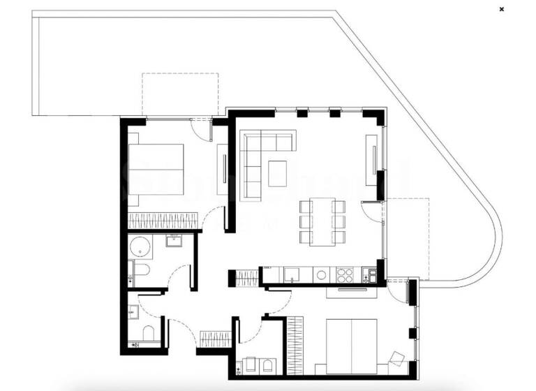 Studio zum Kauf 396.363 € 3 Zimmer 106,6 m² Sofia