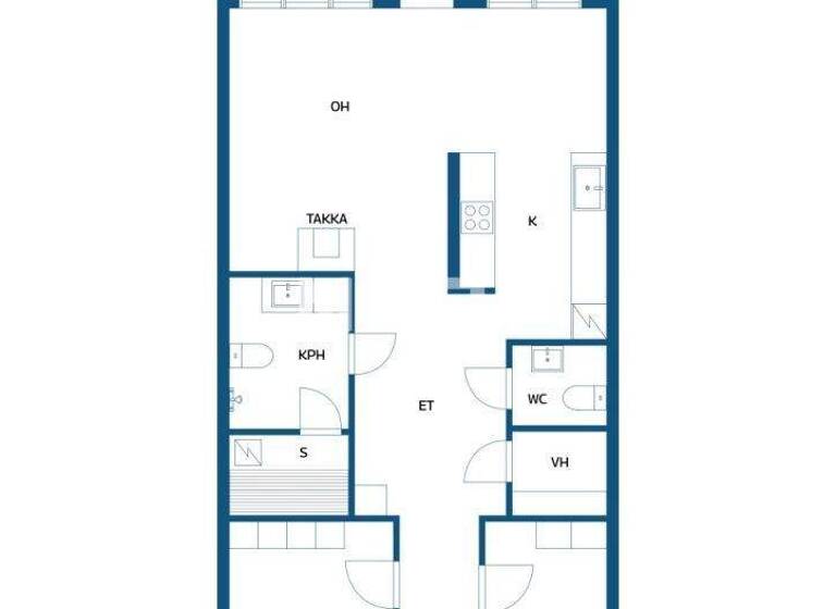 Reihenmittelhaus zum Kauf 164.900 € 3 Zimmer 79 m² 3.727 m² Grundstück Mäensyrjä 4 Kotka 48310