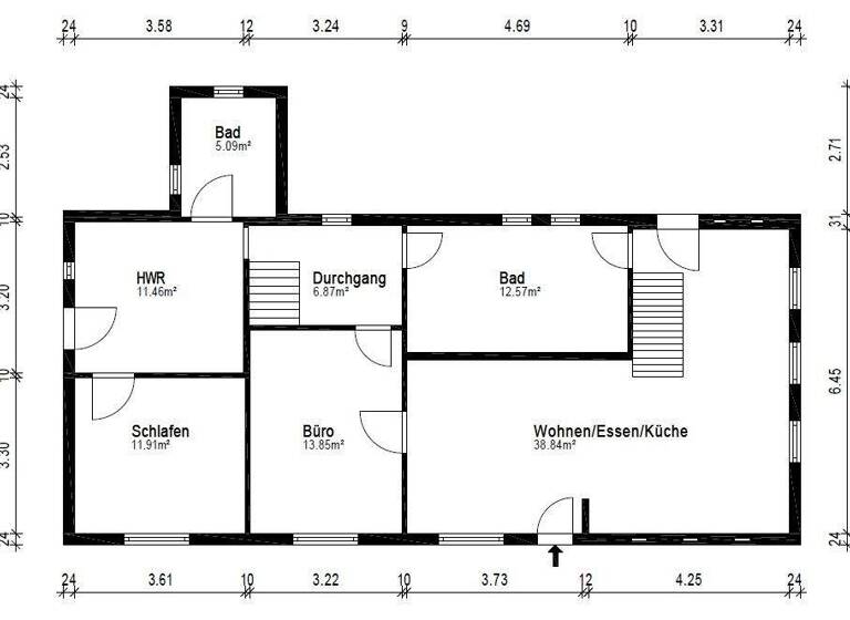 Einfamilienhaus zum Kauf 299.000 € 6 Zimmer 149,5 m² 1.172 m² Grundstück Langenhorn 25842