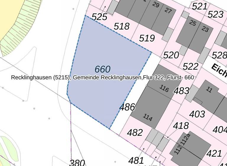 Grundstück zum Kauf als Kapitalanlage geeignet 298.000 € 1.031 m² Grundstück Dorstener Straße Stadtmitte Recklinghausen 45657