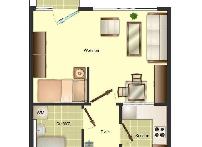 Studio zur Miete nur mit Wohnberechtigungsschein 276 € 1 Zimmer 35,5 m² 2. Geschoss frei ab 20.04.2026 Maria-Montessori-Allee 52 Beuel Bonn 53229