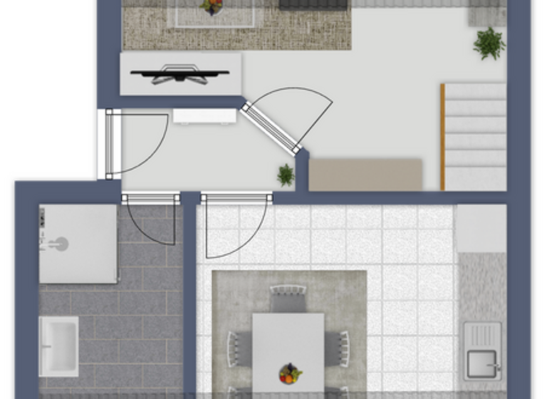 Wohnung zur Miete 447 € 2 Zimmer 53,7 m² 4. Geschoss frei ab 01.05.2026 Karl-Marx-Straße 70 Hansaviertel Rostock 18057