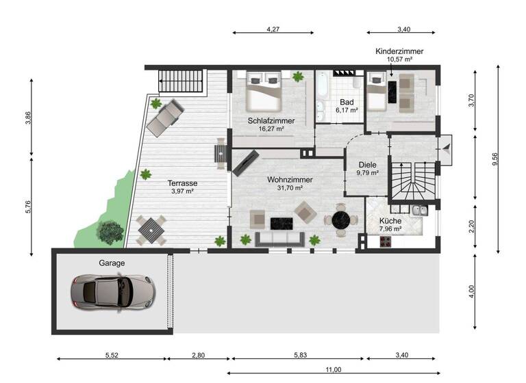 Mehrfamilienhaus zum Kauf 690.000 € 9 Zimmer 227 m² 569 m² Grundstück frei ab sofort Baumberg Monheim am Rhein 40789