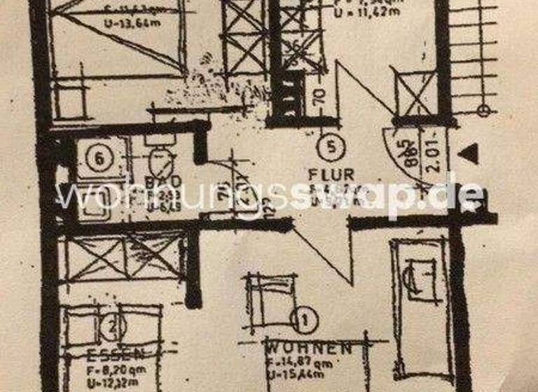Wohnung zur Miete Tauschwohnung 650 € 2 Zimmer 49 m² 1. Geschoss Altona-Altstadt Hamburg 22767