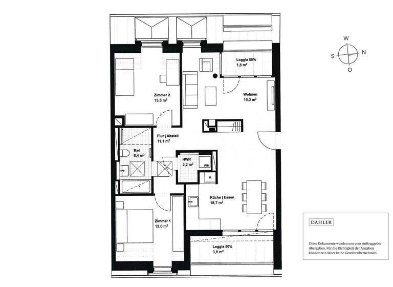 Wohnung zum Kauf 699.000 € 3 Zimmer 86,8 m²<br/>Wohnfläche 4.<br/>Geschoss Mitte Hannover / Mitte 30159