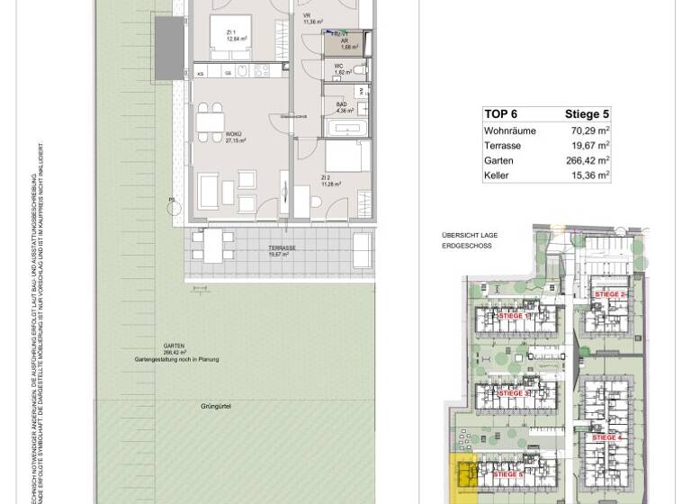 Wohnung zum Kauf 540.400 € 3 Zimmer 70,3 m² EG Franz Josef-Straße Maria Enzersdorf 2344